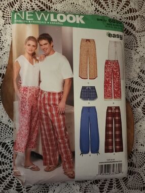 New Look Y2K Sew Pattern Jogger Lounge Pants